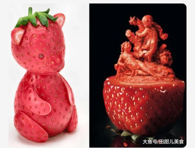 早餐杯水果浮雕怎么做好看,早餐杯水果